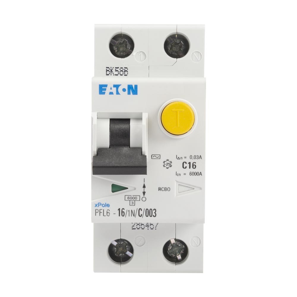 Intrerupator Diferential 16A 1P+N C 6KA 30mA PFL6